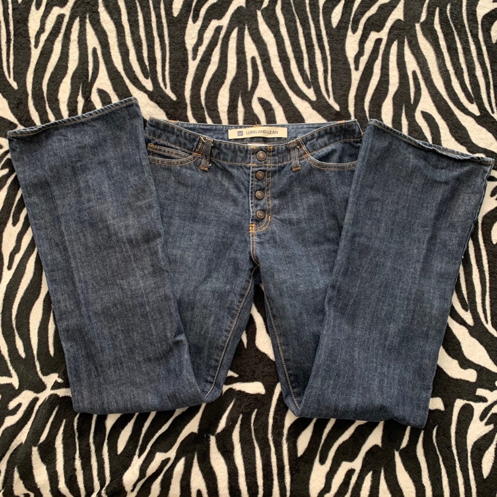 GAP Dark blue straight-leg jeans